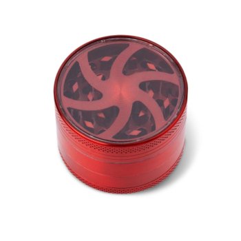 Metall Grinder 4-teilig | Rot